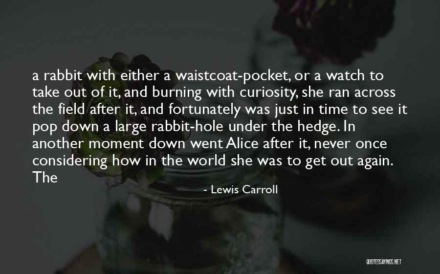 Pocket Watch Quotes By Lewis Carroll