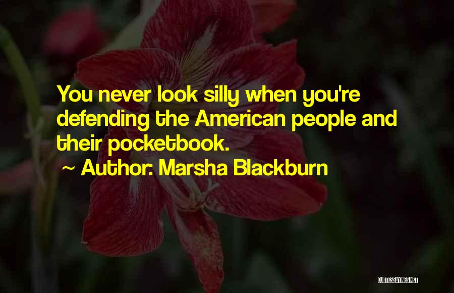 Pocketbook Quotes By Marsha Blackburn