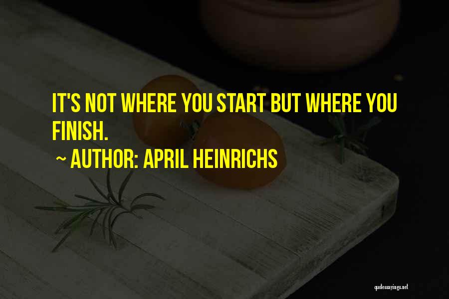 Pocketbooks Quotes By April Heinrichs