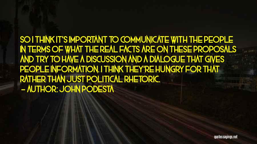 Podesta Quotes By John Podesta