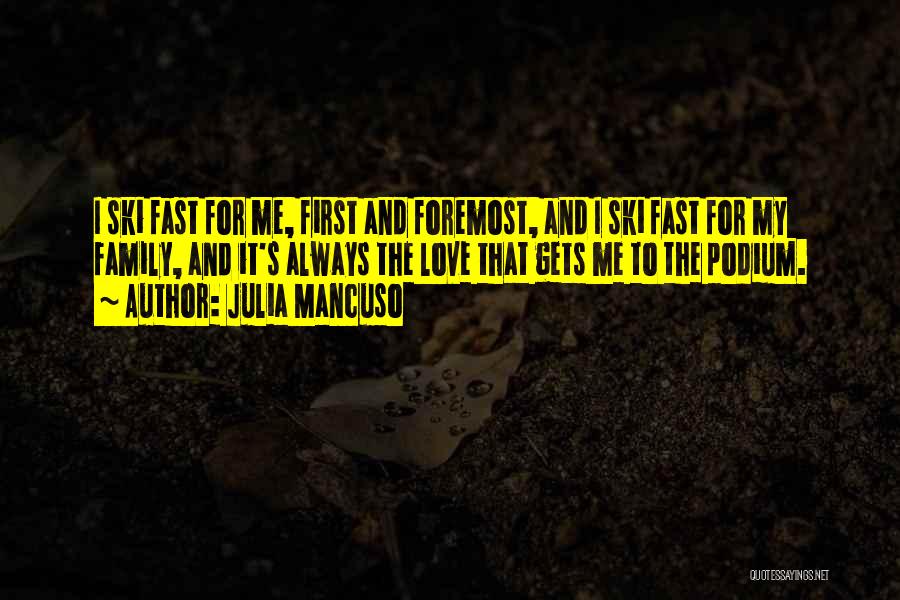 Podium Quotes By Julia Mancuso