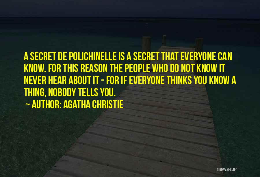 Podminky Vyrazu Quotes By Agatha Christie