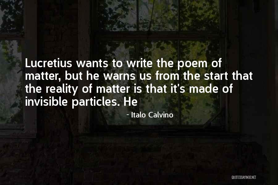 Poem Made From Quotes By Italo Calvino Poem Made From Quotes By Italo Calvino