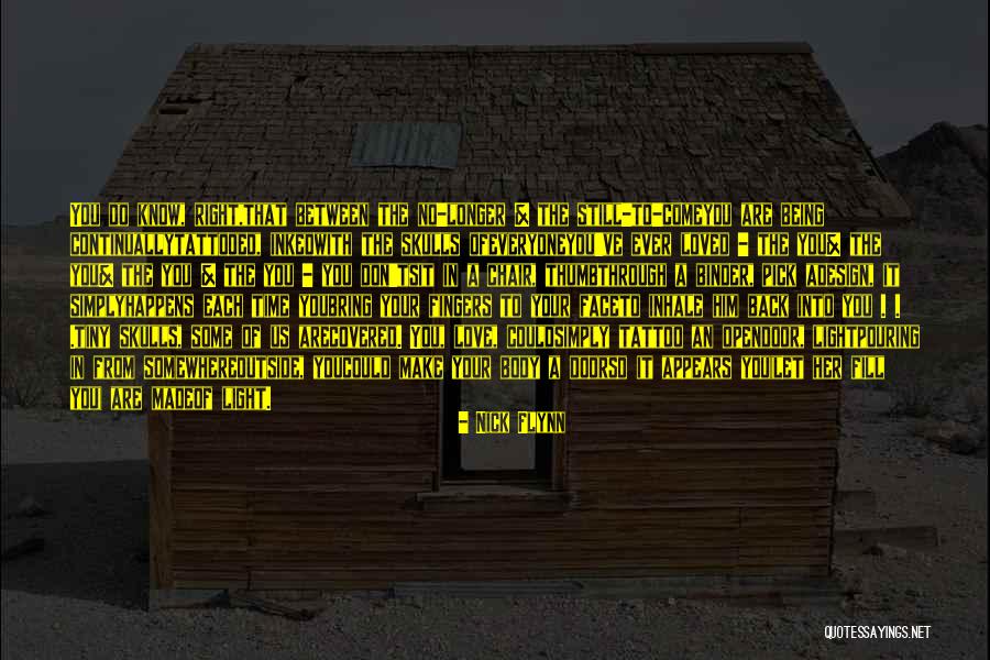 Poem Made From Quotes By Nick Flynn Poem Made From Quotes By Nick Flynn