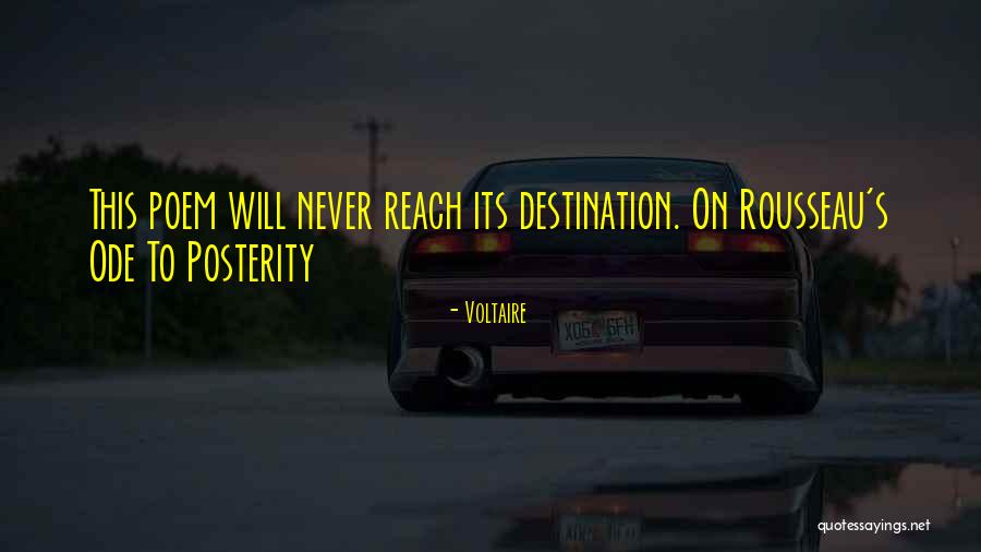 Poem She Is Gone Quotes By Voltaire