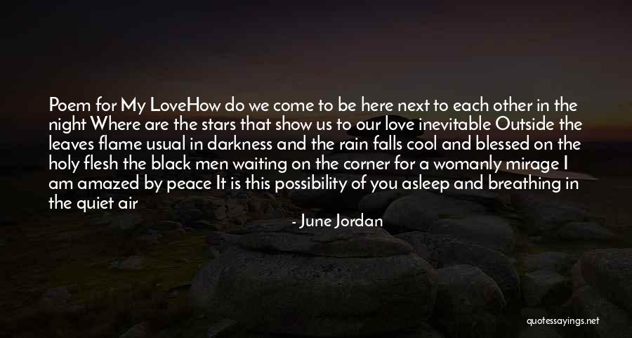 Poem The Rain Quotes By June Jordan