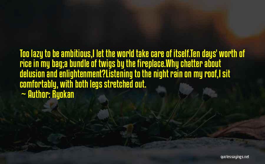 Poem The Rain Quotes By Ryokan