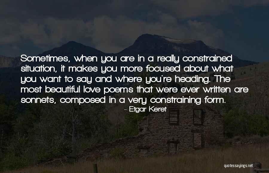 Poems About Love Quotes By Etgar Keret Poems About Love Quotes By Etgar Keret