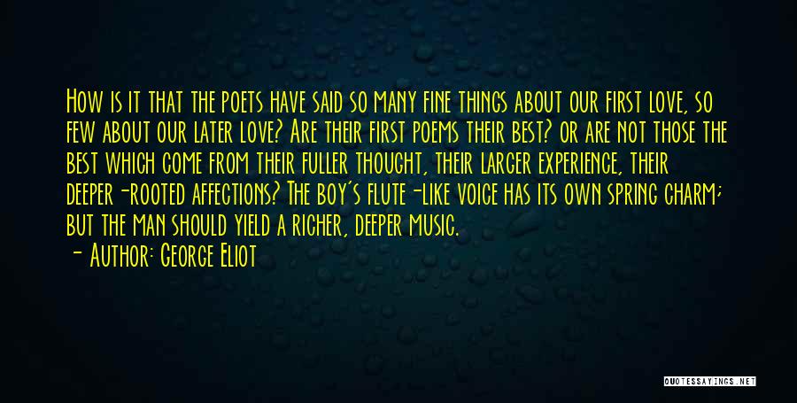 Poems About Love Quotes By George Eliot