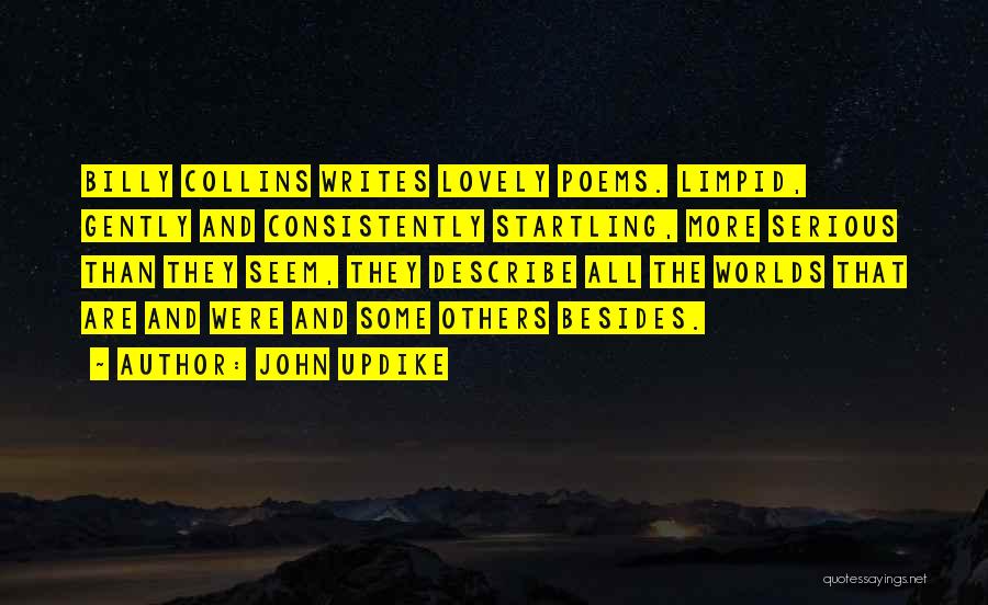 Poems Quotes By John Updike