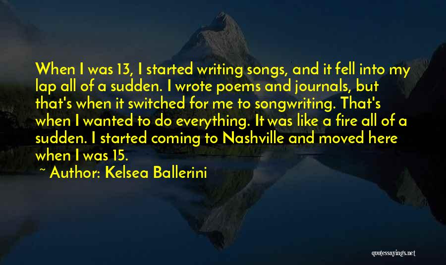 Poems Quotes By Kelsea Ballerini