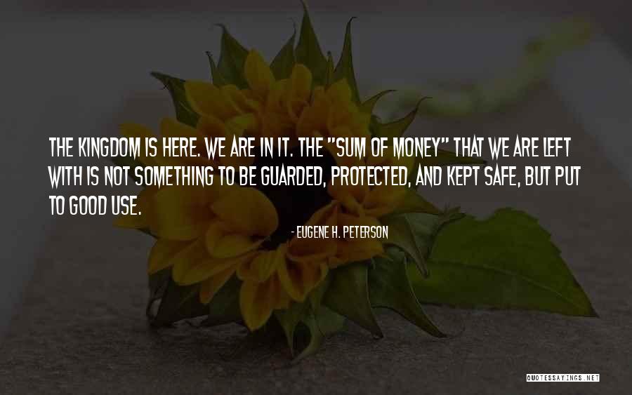 Poena Is Koning Quotes By Eugene H. Peterson Poena Is Koning Quotes By Eugene H. Peterson