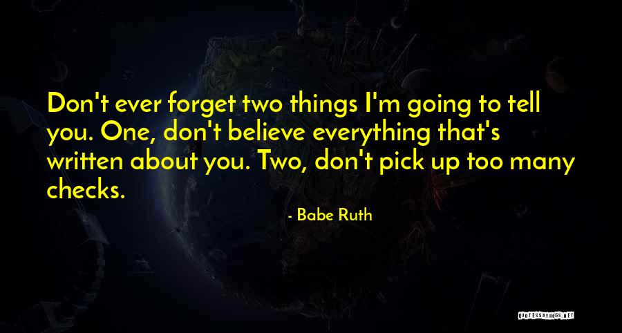 Poet And Peasant Quotes By Babe Ruth Poet And Peasant Quotes By Babe Ruth