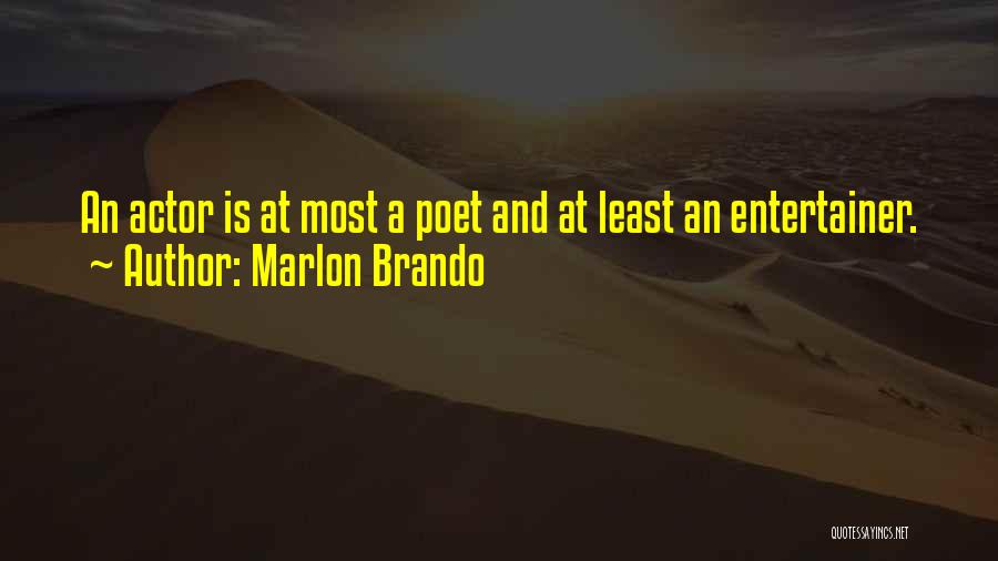 Poet And Quotes By Marlon Brando