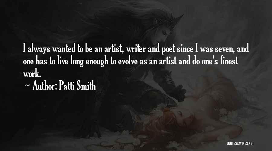 Poet And Quotes By Patti Smith