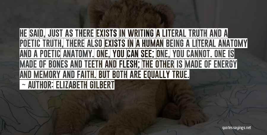 Poetic Love Quotes By Elizabeth Gilbert