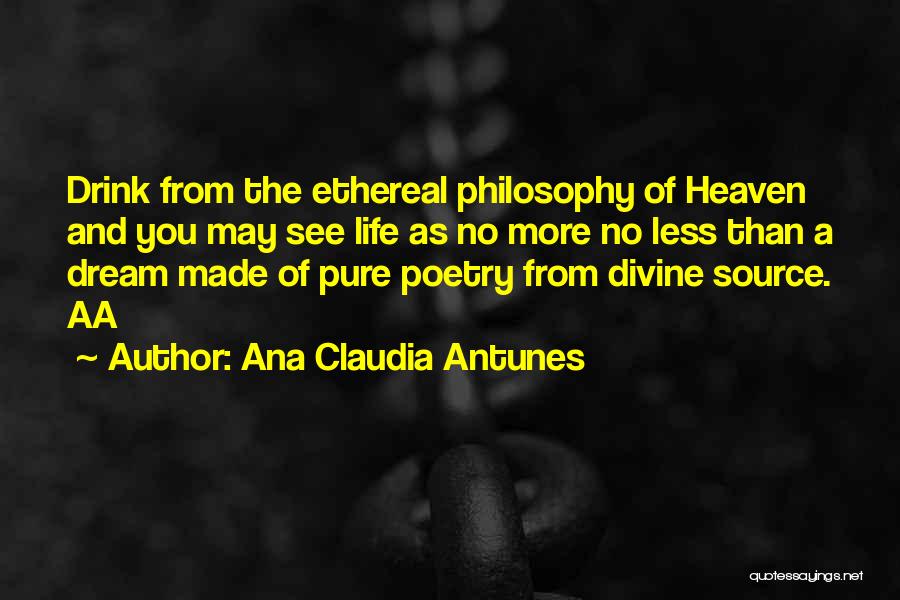 Poetic Prose Quotes By Ana Claudia Antunes