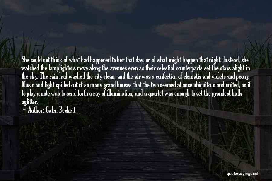 Poetic Prose Quotes By Galen Beckett