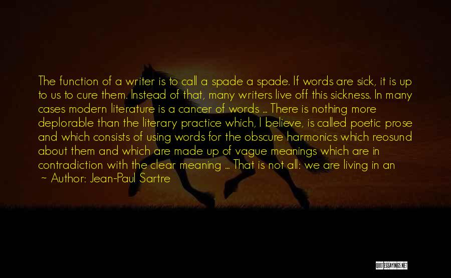 Poetic Prose Quotes By Jean-Paul Sartre