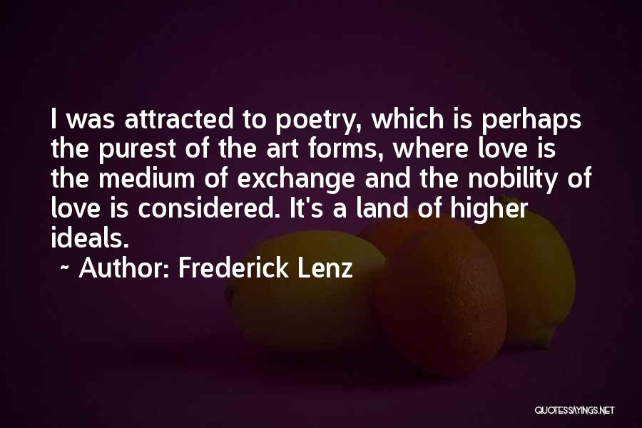 Poetry And Art Quotes By Frederick Lenz