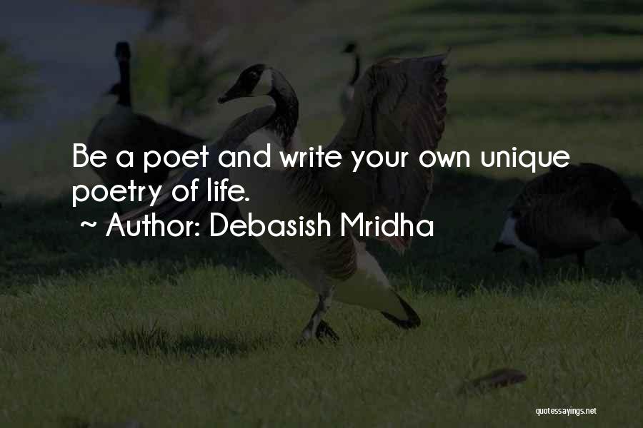 Poetry And Education Quotes By Debasish Mridha