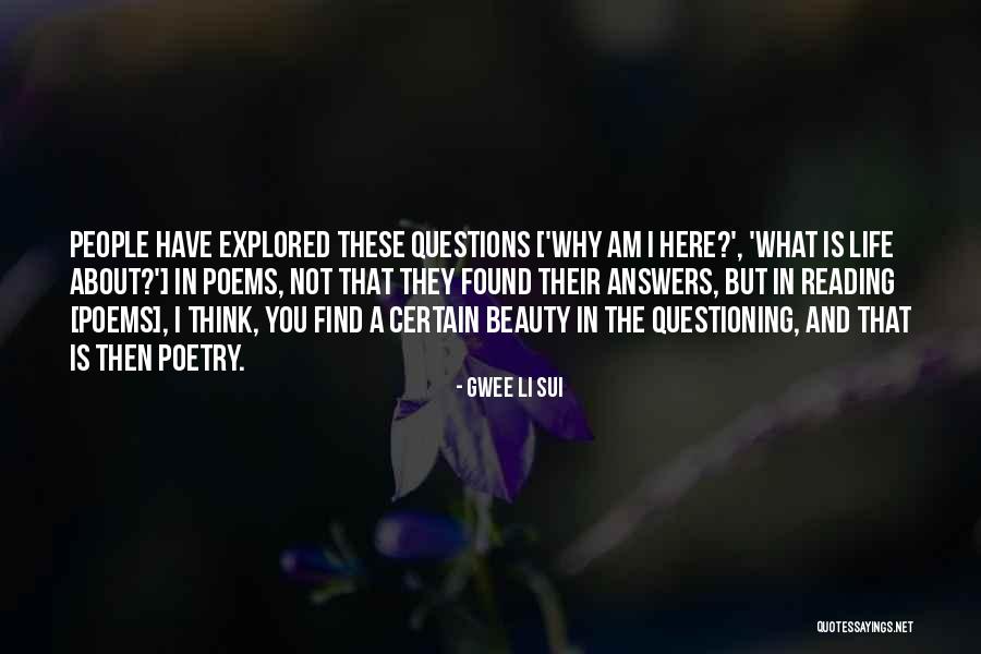 Poetry And Life Quotes By Gwee Li Sui Poetry And Life Quotes By Gwee Li Sui