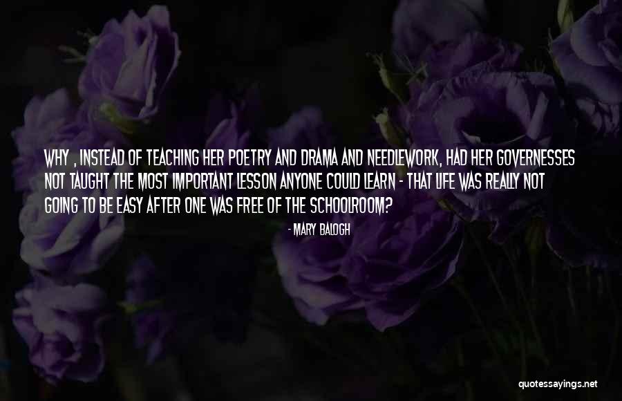 Poetry And Life Quotes By Mary Balogh Poetry And Life Quotes By Mary Balogh