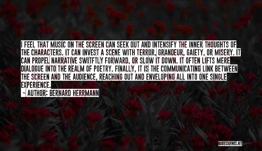 Poetry And Music Quotes By Bernard Herrmann