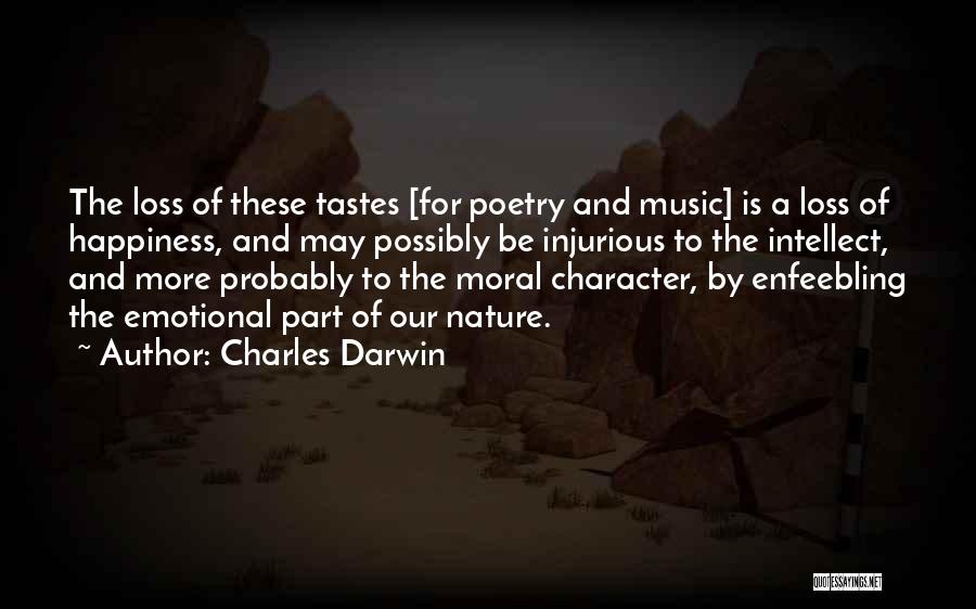 Poetry And Music Quotes By Charles Darwin