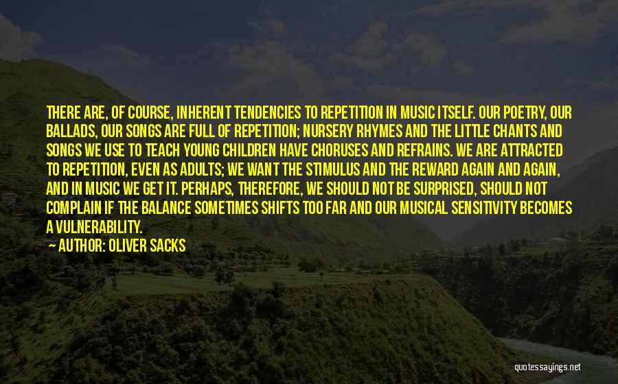 Poetry And Music Quotes By Oliver Sacks