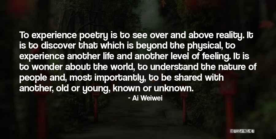 Poetry And Nature Quotes By Ai Weiwei