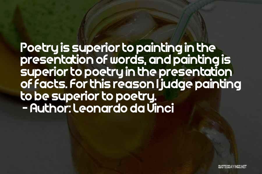 Poetry And Painting Quotes By Leonardo Da Vinci