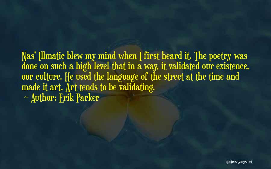 Poetry And Time Quotes By Erik Parker