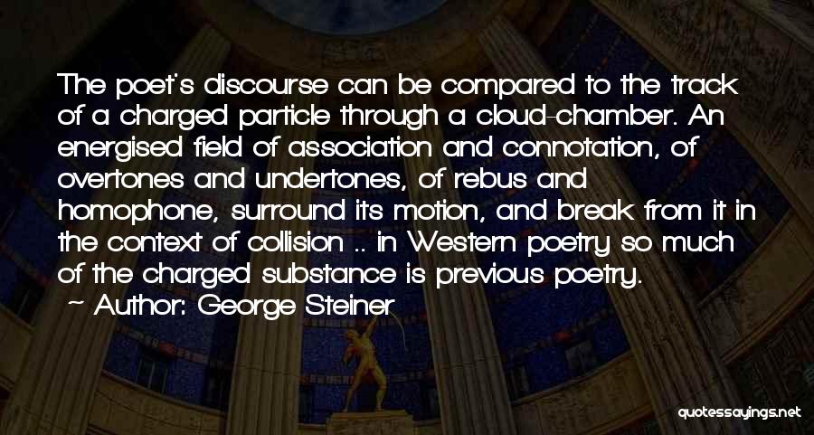 Poetry In Motion Quotes By George Steiner