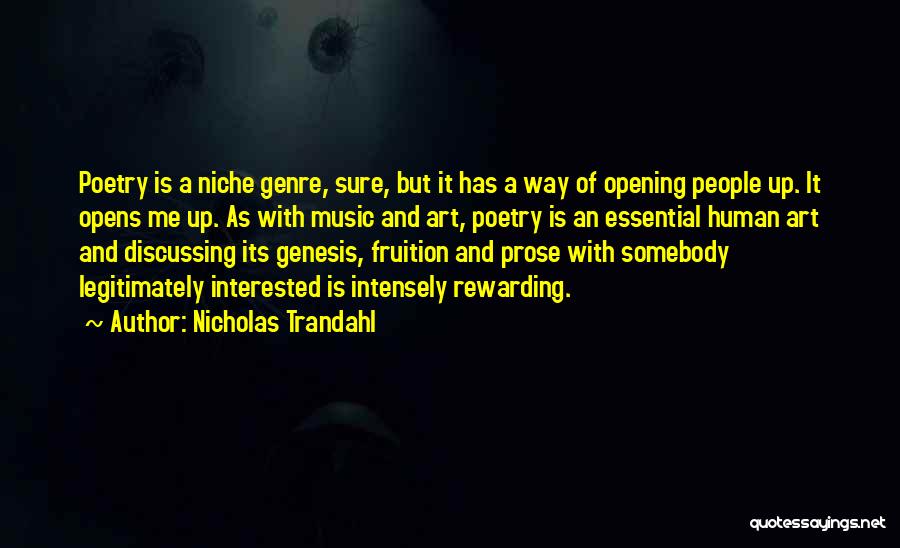Poetry Is Music Quotes By Nicholas Trandahl