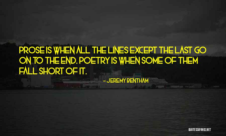 Poetry Is Quotes By Jeremy Bentham