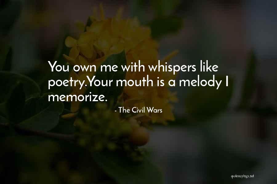 Poetry Lyrics Quotes By The Civil Wars Poetry Lyrics Quotes By The Civil Wars