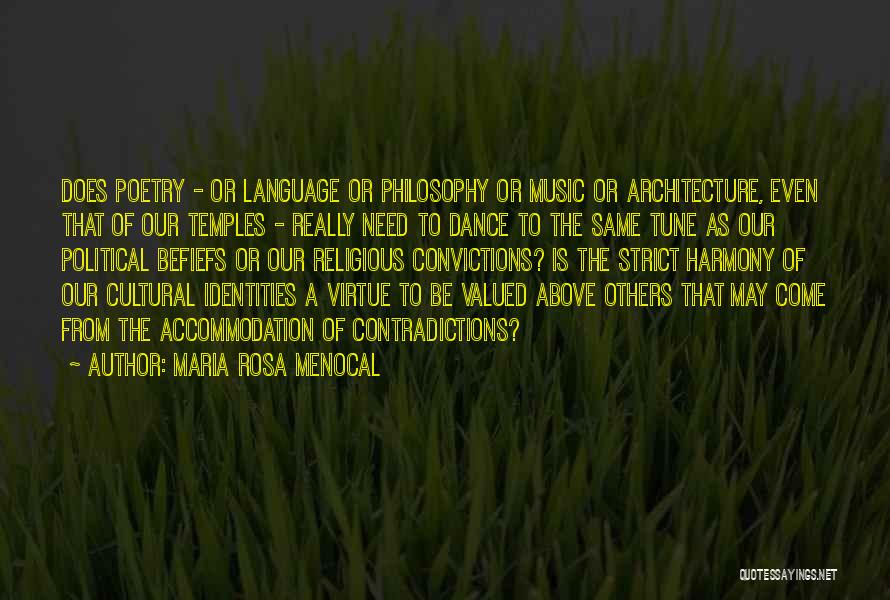 Poetry Music Quotes By Maria Rosa Menocal