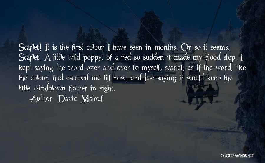 Poetry Pics About Ertugrul Poetry Quotes By David Malouf