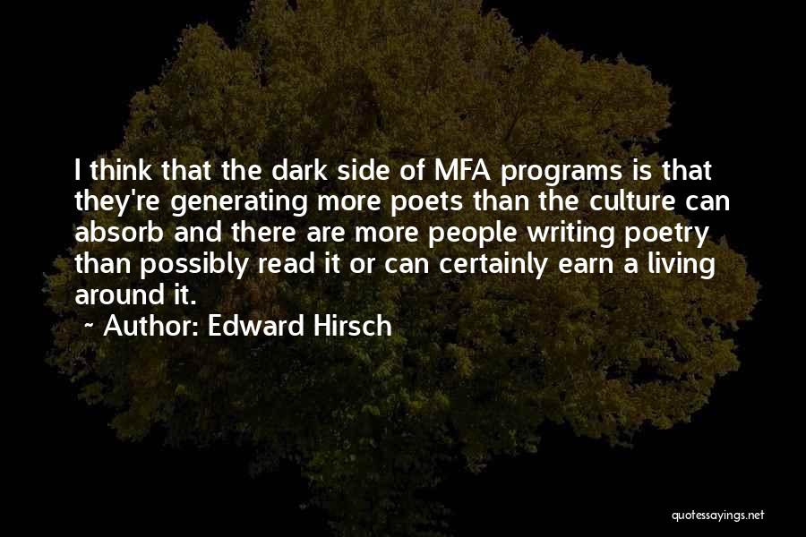 Poets Writing Quotes By Edward Hirsch