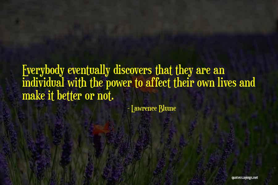 Poichette Quotes By Lawrence Blume