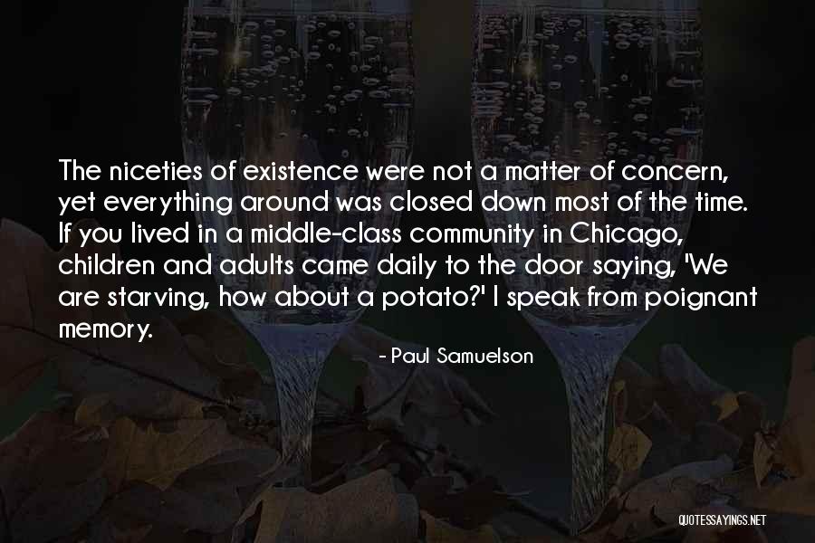 Poignant Time Quotes By Paul Samuelson Poignant Time Quotes By Paul Samuelson
