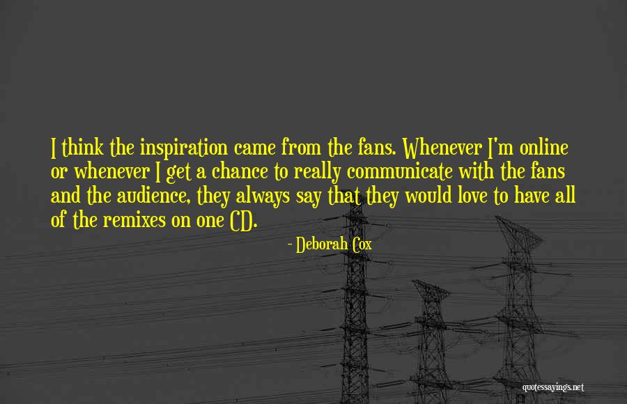 Poignees Perriand Quotes By Deborah Cox Poignees Perriand Quotes By Deborah Cox