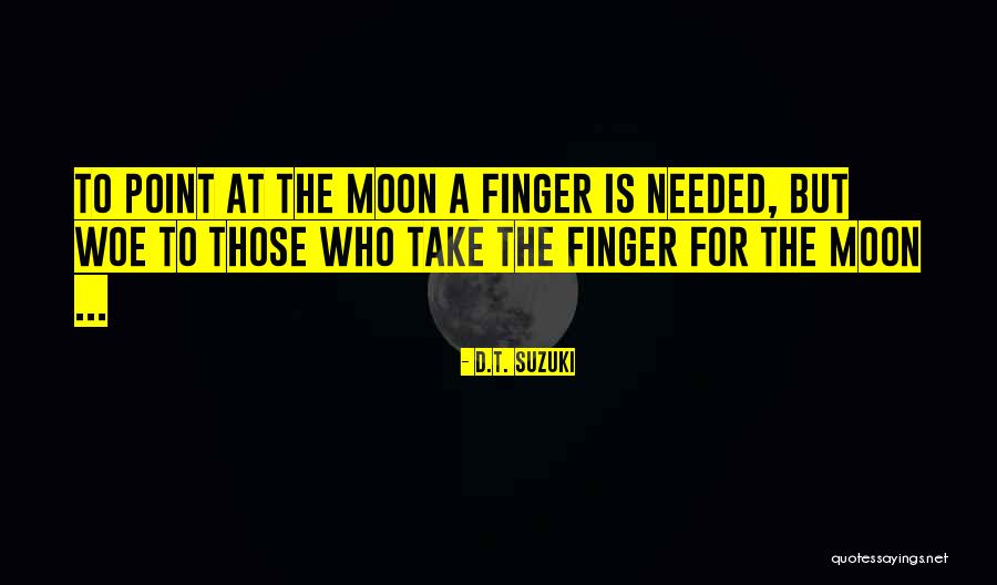 Point Finger Quotes By D.T. Suzuki Point Finger Quotes By D.T. Suzuki
