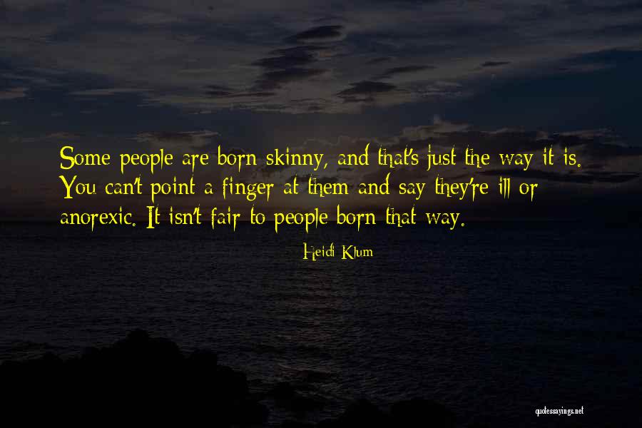 Point Finger Quotes By Heidi Klum Point Finger Quotes By Heidi Klum