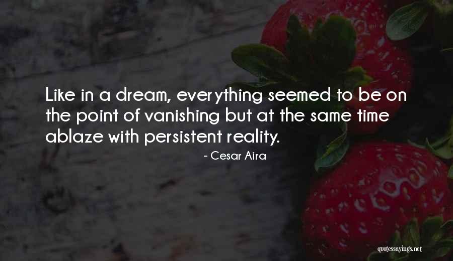Point In Time Quotes By Cesar Aira
