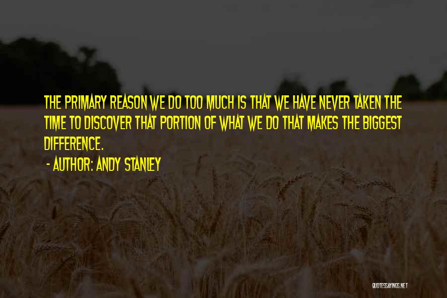 Point Of Difference Quotes By Andy Stanley