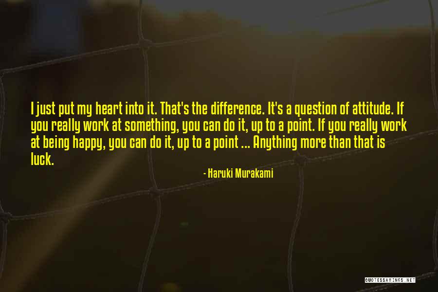 Point Of Difference Quotes By Haruki Murakami