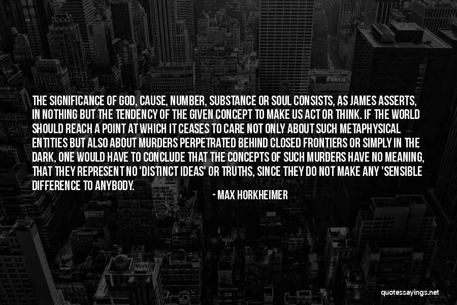 Point Of Difference Quotes By Max Horkheimer