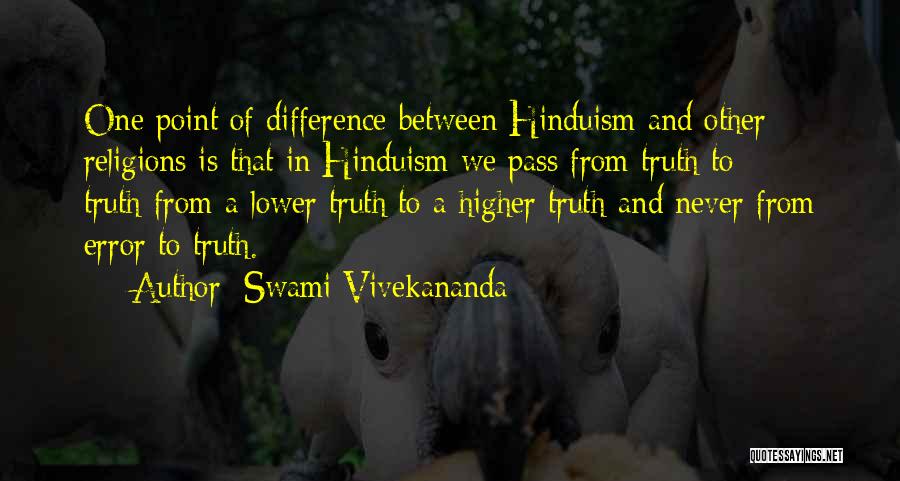Point Of Difference Quotes By Swami Vivekananda
